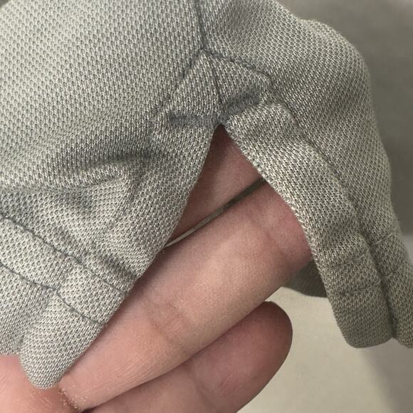 Travis Mathew Polo Shirt Mens Large Gray Performance Pima Cotton Blend Logo - Picture 12 of 12